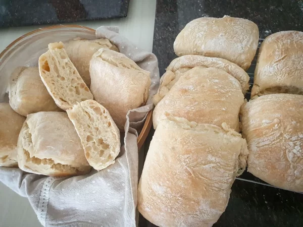 Ciabatta Mini  - Porção com aproximadamente 5 unidades